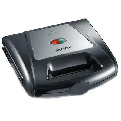 SEVERIN Sandwich-maker 3 in 1, Severin, 1000W, LED, Negru