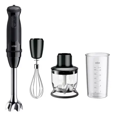BRAUN Mixer vertical Braun MQ50202M, 1000 W, 21 trepte viteza, Functie Turbo, Tocator 350 ml, Tel…