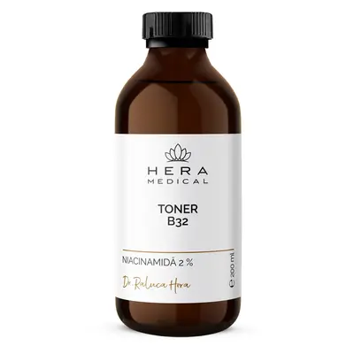 Toner facial purifiant B32 cu niacinamida 2%, Hera Medical, 200 ml (Gramaj: 200 ml)