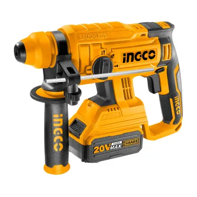 Ciocan Rotopercutor Industrial 20V BL Motor cu 2 Acumulator 4Ah Incarcator + Geanta Ingco CRHLI22012