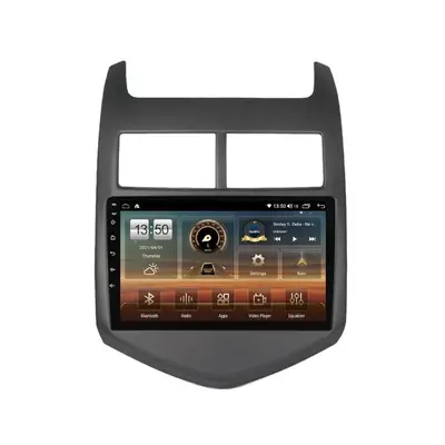 Navigatie dedicata cu Android Chevrolet Aveo 2011 - 2014, 4GB RAM, Radio GPS Dual Zone, Display HD…