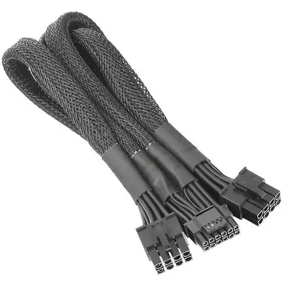 Thermaltake Cablu splitter pentru placa video Thermaltake AC-063-CN1NAN-A1, 8-pin ATX Tata la…