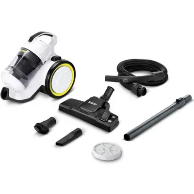 Aspirator fara sac Karcher VC 3, 1.198-053.0, 700W, 0.9 l, Tub telescopic din metal, HEPA 12…
