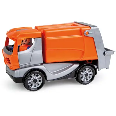 Lena Jucarie Lena Camion de gunoi 01623, Culoare Gri si Portocaliu, Material Plastic, Varsta minima…