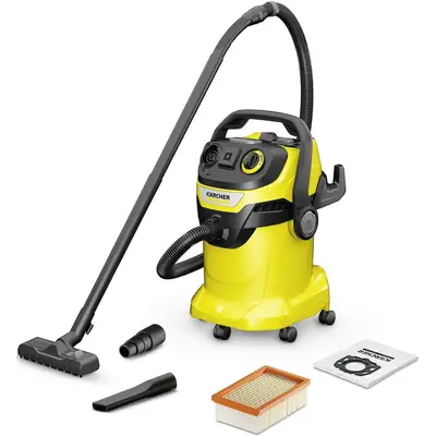 Karcher Aspirator multifunctional Karcher WD 5 P V-25/8/35, 1100 W, aspirare umeda si uscata, 25 l…