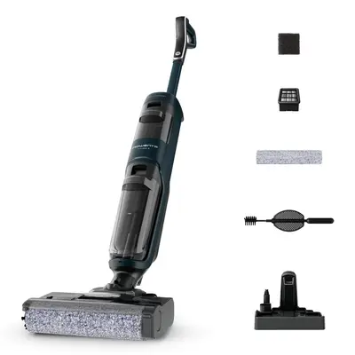 Aspirator cu spalare Rowenta X-Clean 2 GZ2251E0 120W 440 RPM pana la 35 min autonomie ecran LED…