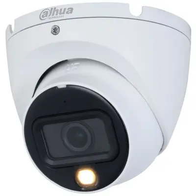 Camera HDCVI Dahua HAC-HDW1200TLM-IL-A-0280B-S6, 2MP, lentila 2.8mm, Smart Dual Light 20m…