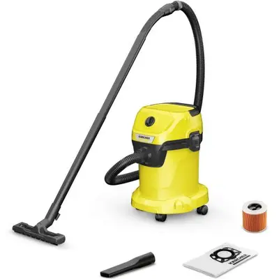 Aspirator multifunctional Karcher WD 3 V-17/4/20, Aspirare umeda si uscata, 17 l, Furtun 2 m, 1000…