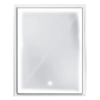 Oglinda baie cu LED reglare intensitate si buton touch L-1230 60x80 cm
