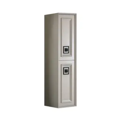 Dulap baie suspendat Arma gri mat 35x140 cm