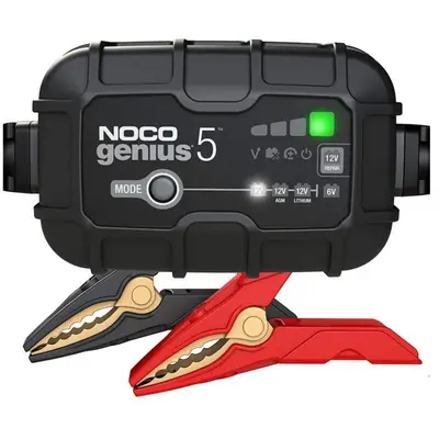 Redresor auto smart 6V / 12V 5A pentru acumulatori si baterii auto maxim 120A NOCO GENIUS5