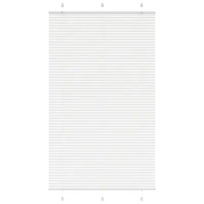 Jaluza plisata alb 120x200 cm latime tesatura 119,4 cm