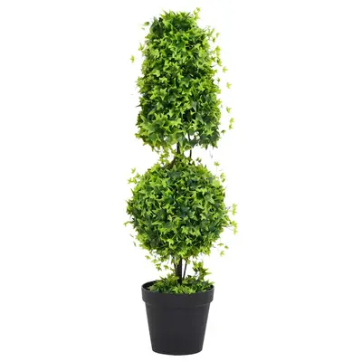 Planta artificiala de cimisir cu ghiveci, verde, 100 cm