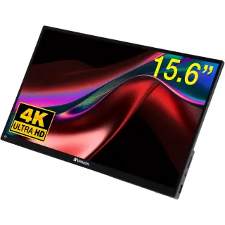 Verbatim Monitor portabil Verbatim PMT-15-4K, Touchscreen, 15.6, IPS, Ultra HD 4K, 60 Hz, 6 ms…
