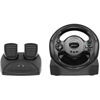 TRACER Volan 4 in 1 Tracer Rayder, compatibil PC/PS3/PS4/Xbox One, Negru