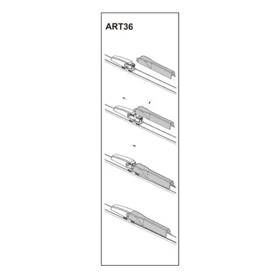 Stergator parbriz pasager AUDI A4 11/2003-> COD:ART36 22