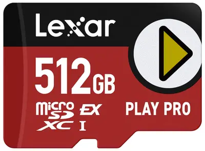 Card de memorie Lexar Play Pro Express 7.1 LMSXPS0512G-BNNNG, 512GB, microSDXC, USH-I U3, V30…