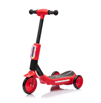 Trotineta electrica cu aburi si lumini pentru copii, cu 3 roti, stabila, Kinderauto Aquamist, 30W…