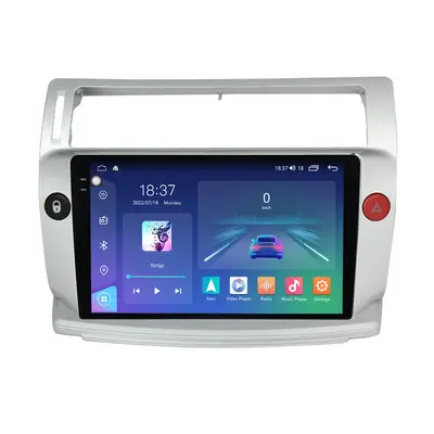 Navigatie dedicata cu Android Citroen C4 I 2004 - 2009, 4GB RAM, Radio GPS Dual Zone, Display 2K…