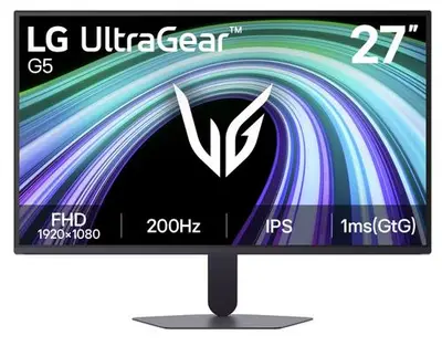 Monitor IPS LED LG 27inch 27G523B-B, Full HD (1920 x 1080), HDMI, DisplayPort, 200 Hz, 1 ms (Negru)