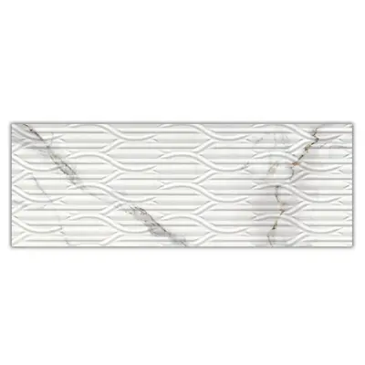 Faianta decor Antique Carrara rectificata 40x120 lucioasa
