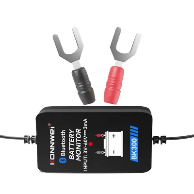 Tester Baterie Auto Inteligent cu Bluetooth 5.0 KONNWEI BK300, Aplicatie Telefon, Android si iOS…