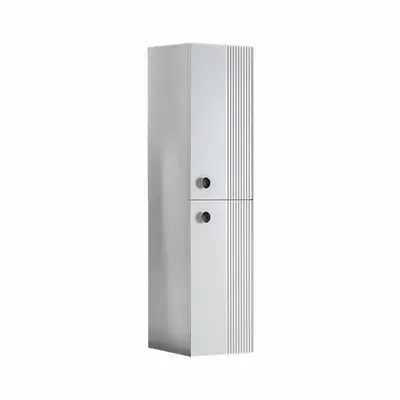 Dulap baie suspendat Vanity alb 35x140 cm