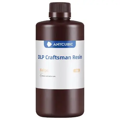ANYCUBIC Rasina Imprimanta 3D ANYCUBIC DLP Craftsman Resin, Bej, 1 kg, 365-405 nm
