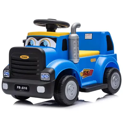 Camion electric multifunctional 2 in1 Lightning 33 pentru copii 18-36 luni, 30W 6V, culoare dark…