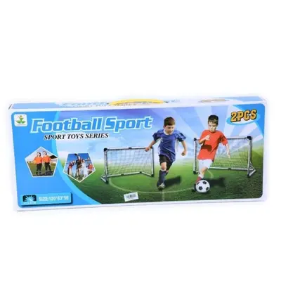 Set 2 porti fotbal pentru copii, 120x63x56 cm