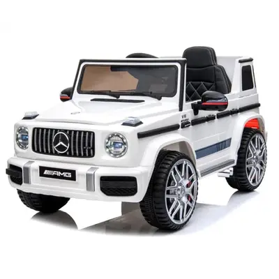 Masinuta electrica pentru copii Mercedes G63 AMG, 70W 12V, scaun tapitat, roti moi EVA, premium…