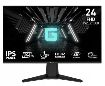 Monitor Gaming IPS LED MSI 23.8inch G242L E14, Full HD (1920 x 1080), HDMI, DisplayPort, 144 Hz, 1…