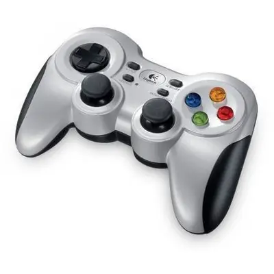 Gamepad wireless Logitech F710, argintiu