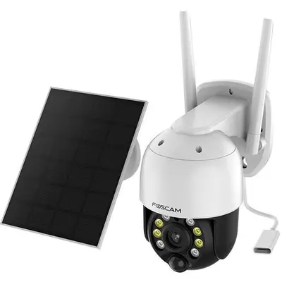FOSCAM Camera de supraveghere FOSCAM B4, 4MP 2K, Wi-Fi, pentru exterior, rezistenta la apa si praf…