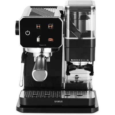 Samus Espressor manual Samus Flavour 20, 1350 W, 20 bari, Rasnita integrata 115g, Rezervor 0.9 l…