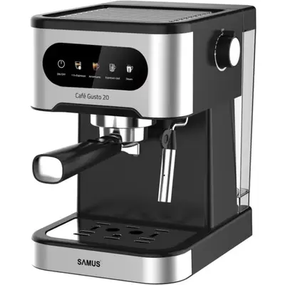 Samus Espressor Samus Cafe Gusto 20, 20 bari, Putere 1350 W, Rezervor de apa transparent detasabil…