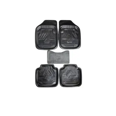 Covoare cauciuc auto universale interior tip tavita set 5 piese fata spate tunel median Cod…