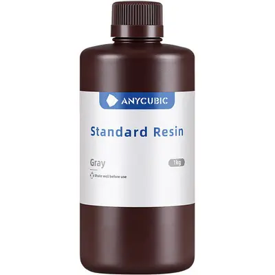 ANYCUBIC Consumabil Imprimanta 3D AnyCubic Rasina Standard, 1Kg, Gri, pentru imprimare 3D