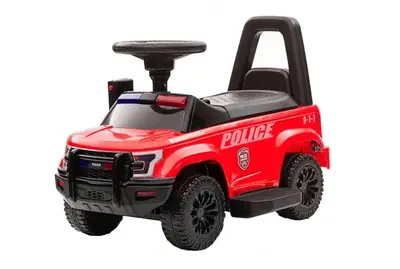 Masinuta electrica de politie Kinderauto Police 30W 6V cu megafon si music player, bluetooth…
