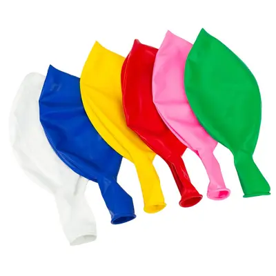 Baloane latex uni mari 90 cm (set 10 buc) - Roșu