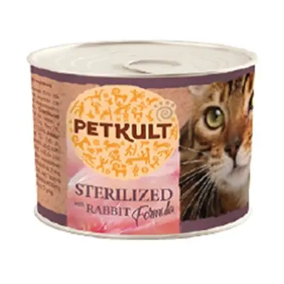 Hrana Umeda Pisici Petkult Sterilised, Iepure, 185 g