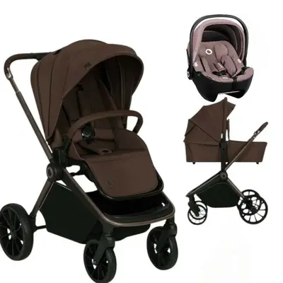 Carucior 3 in 1, Lionelo, Mika Plus, Cu scoica auto Moxie Mov Reversibil, Cu sistem de ventilatie…
