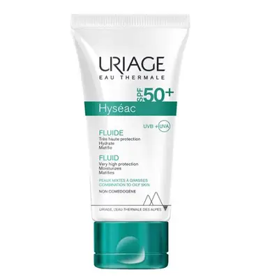Fluid protecție solară ten mixt-gras Hyseac SPF 50+, Uriage (Concentratie: Crema pentru fata…