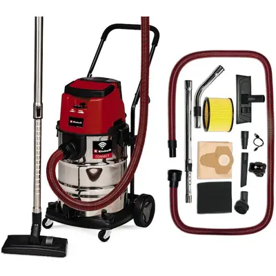 Einhell Aspirator umed/uscat pe acumulator Einhell Power X-Change TE-VC 36/30 S Auto-Solo, 2x18 V…