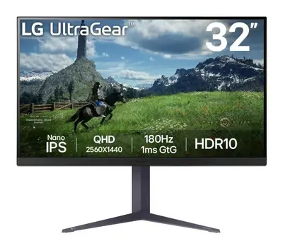 Monitor Consumer LG 32GS85Q-B, 31.5", 2560 x 1440 pixeli, Black, 3 ani Garantie