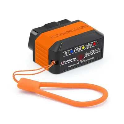 Diagnoza Auto OBD2 KONNWEI KW905, Bluetooth 5.0, Buton ON-OFF, Compatibil Android IOS, ELM 327…
