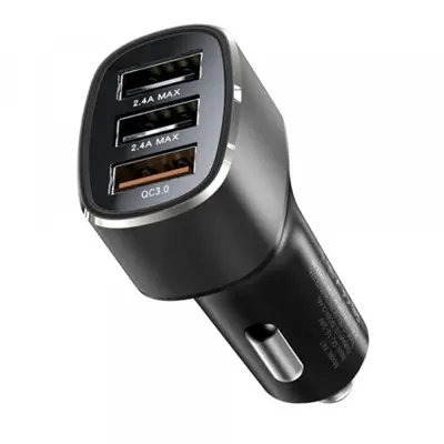 Yesido Incarcator Auto Yesido Y46, 42W, 3A, 3 x USB-A, Negru