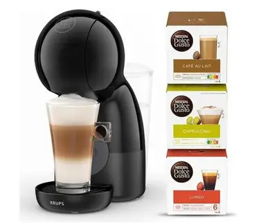 Espressor cu capsule Krups NESCAFE Dolce Gusto Piccolo XS KP1A35, 48 capsule incluse, 1600 W, 15…