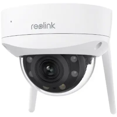 Reolink Camera supraveghere exterior Dome wireless WiFi 6 Reolink FullColor W437, 4K, Lumina alba …