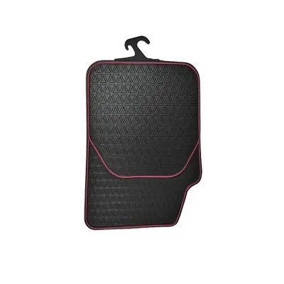 Covoare cauciuc interior universale cu dunga rosie set 4 bucati Cod: R01